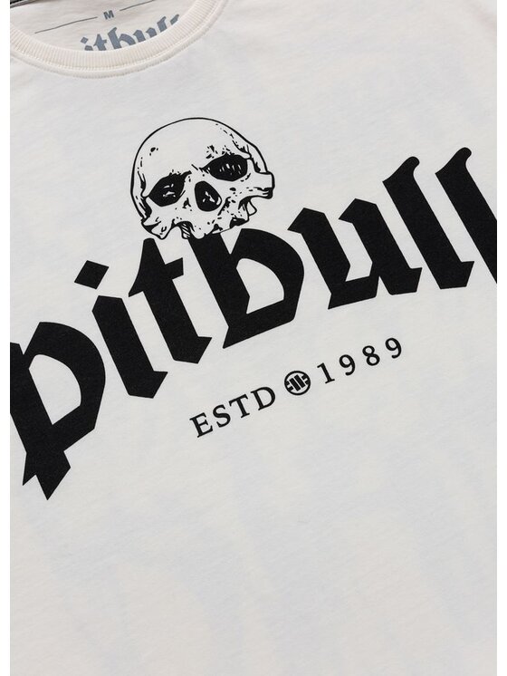 PITBULL PITBULL T-Shirt TRES PERROS VIEJOS Biały Regular Fit