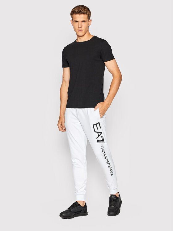 EA7 Emporio Armani EA7 Emporio Armani Jogginghose 8NPPC3 PJ05Z 1101 Weiß Slim Fit
