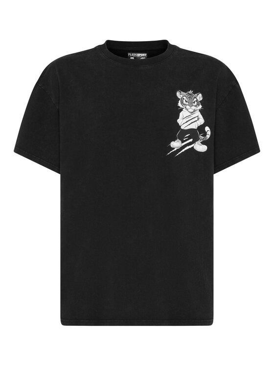 Plein Sport Plein Sport T-Shirt 28495 Czarny Regular Fit