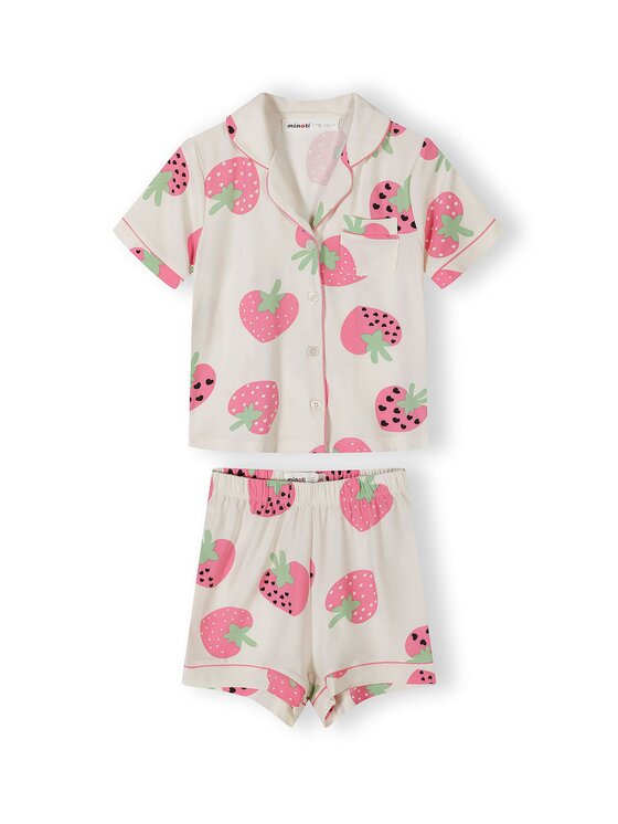 minoti minoti Komplet piżam 30PJ156 Écru Regular Fit