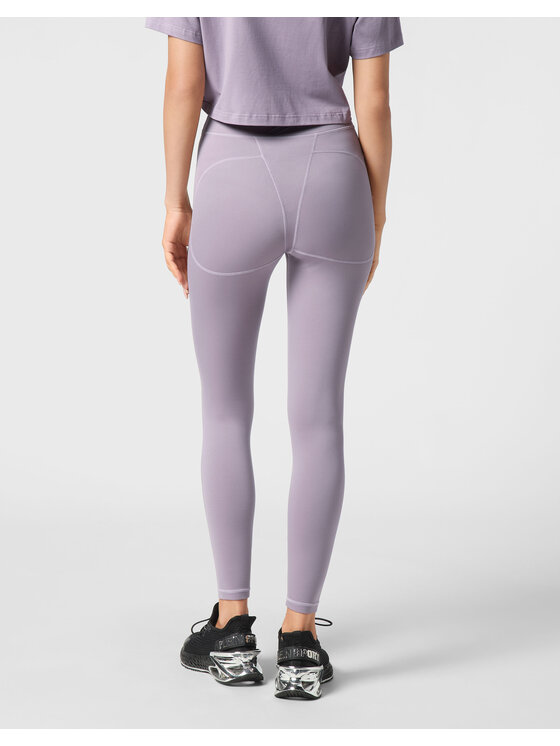 Plein Sport Plein Sport Legginsy 22179 Fioletowy Active Fit