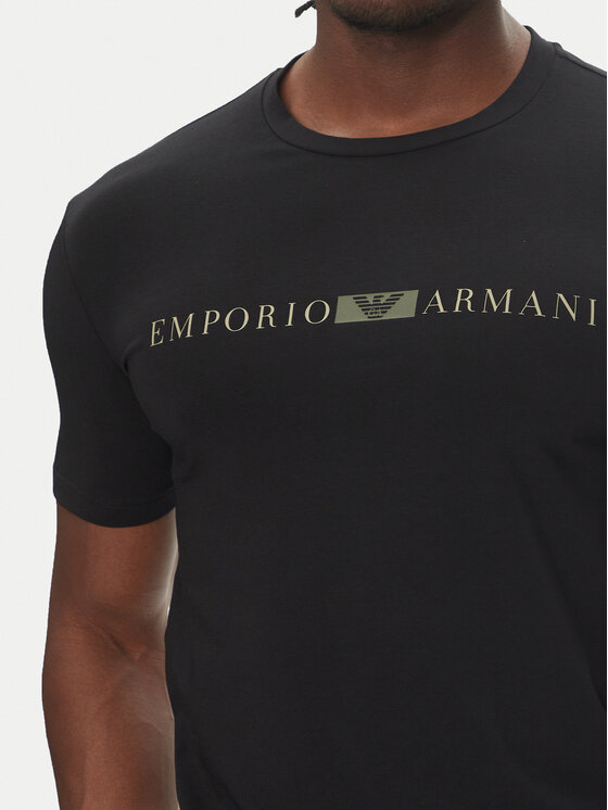 Emporio Armani Underwear Emporio Armani Underwear Marškinėliai EM000379 AF10774 UC001 Juoda Slim Fit