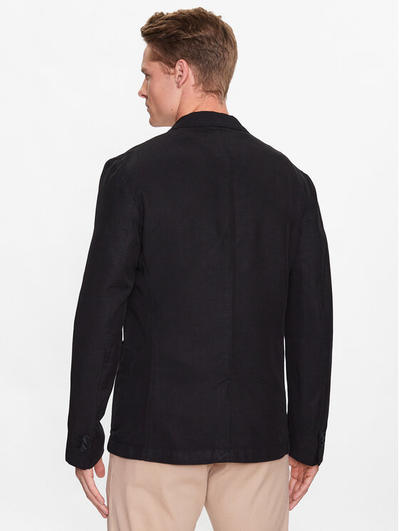 Guess Guess Švarkas Tyron M3GN09 WES00 Juoda Regular Fit