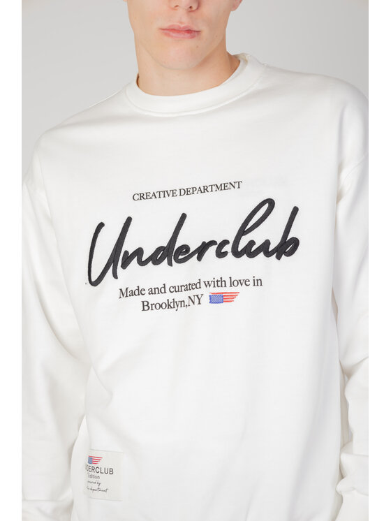 Underclub Underclub Felpa 23IUC80010 Bianco To Fit