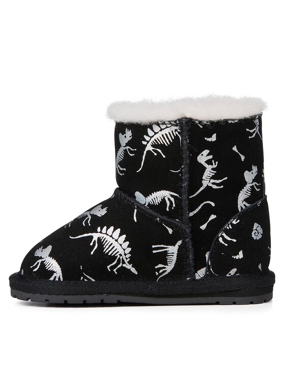 EMU Australia EMU Australia Cizme de zăpadă Toddle Reflective Dino B12966 Negru