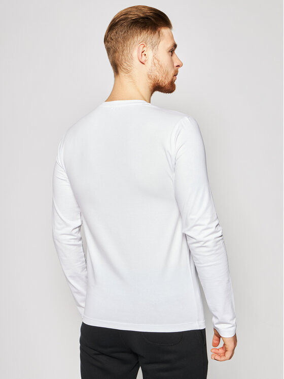 EA7 Emporio Armani EA7 Emporio Armani Longsleeve 6GPT59 PJQ9Z 1100 Biały Regular Fit