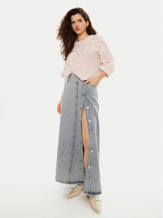 Munthe Munthe Джинсова спідниця Saima 244121424405 Голубий Regular Fit