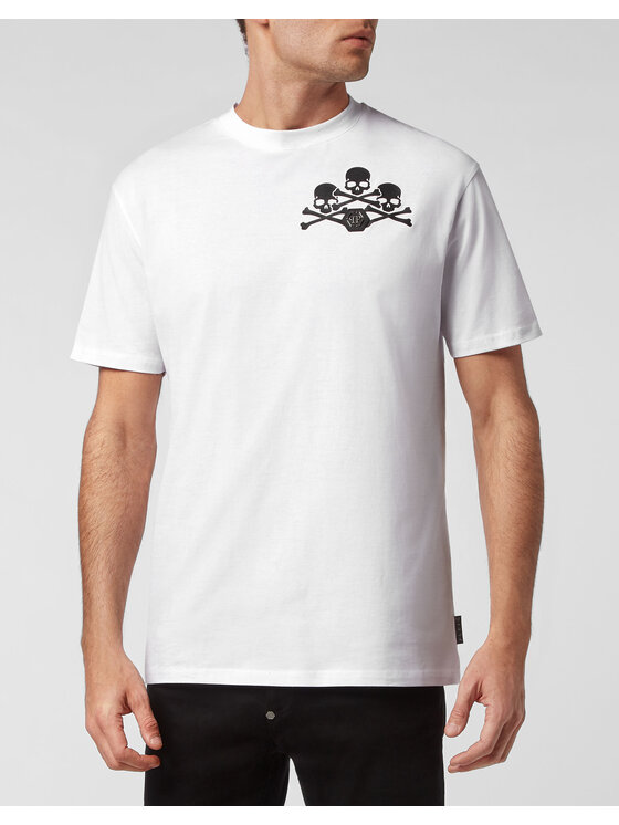 PHILIPP PLEIN PHILIPP PLEIN T-Shirt 209 Bílá Regular Fit
