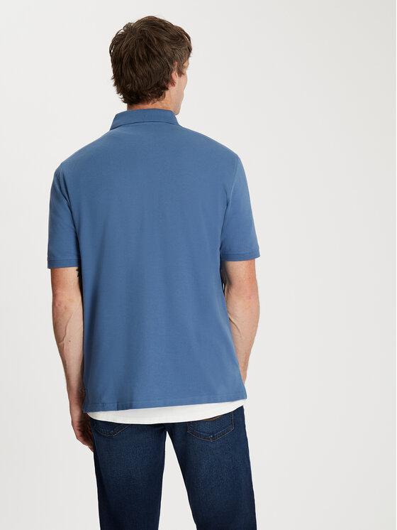 Cross Jeans Cross Jeans Polo 16081-005 Niebieski Regular Fit