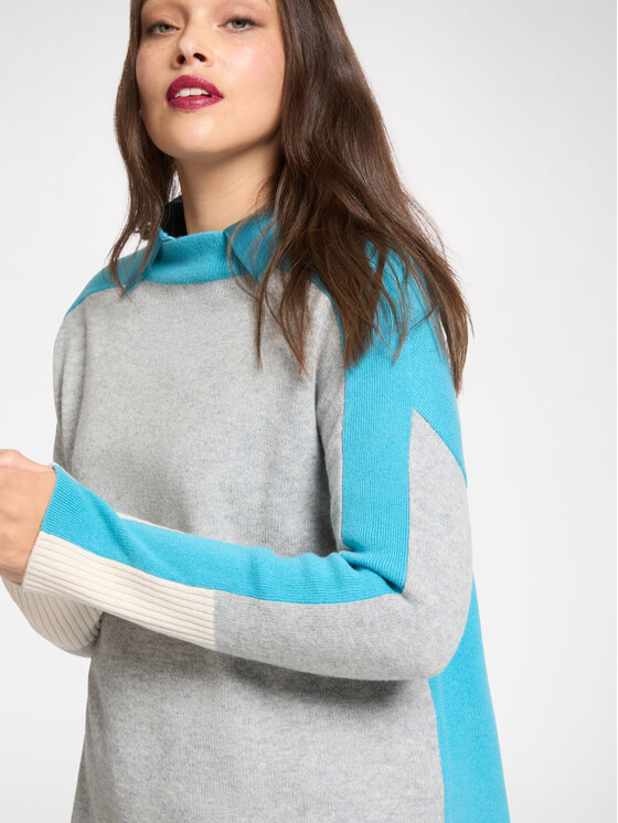 Elena Mirò Elena Mirò Maglione M446E001863N0B2 Turchese Regular Fit