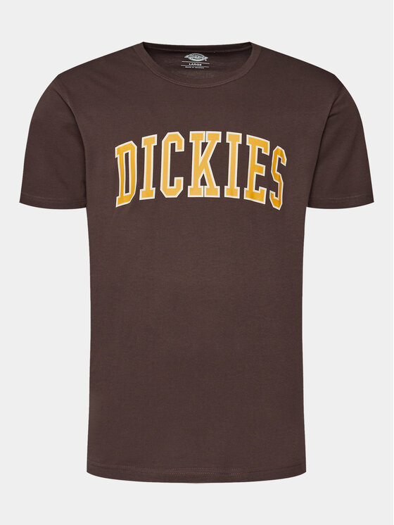 Dickies T-shirt Aitkin DK0A4X9F Smeđa Regular Fit