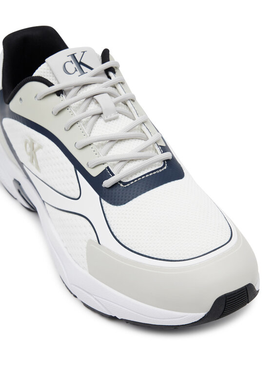 Calvin Klein Jeans Calvin Klein Jeans Laisvalaikio batai Retro Tennis Low Knit Mix YM0YM01310 Balta
