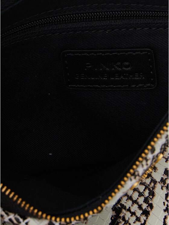 PINKO PINKO Torebka Gray Calfskin Crossbody Szary