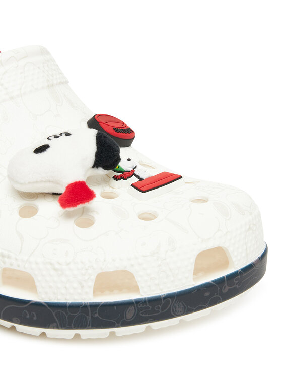 Crocs Crocs Şlapi Peanuts Classic Clog 211124 Alb