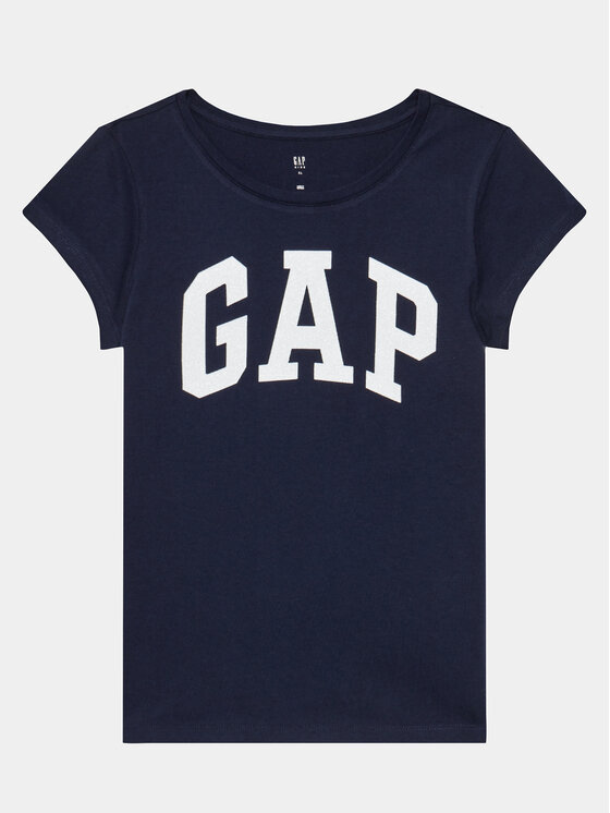 Gap T-krekls 460525-10 Tumši zils Regular Fit