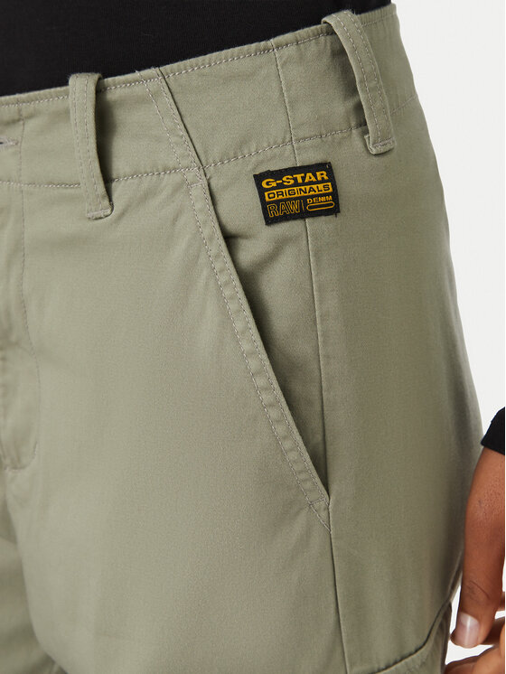 G-Star Raw G-Star Raw Riidest püksid D29512-5126 Roheline Straight Fit