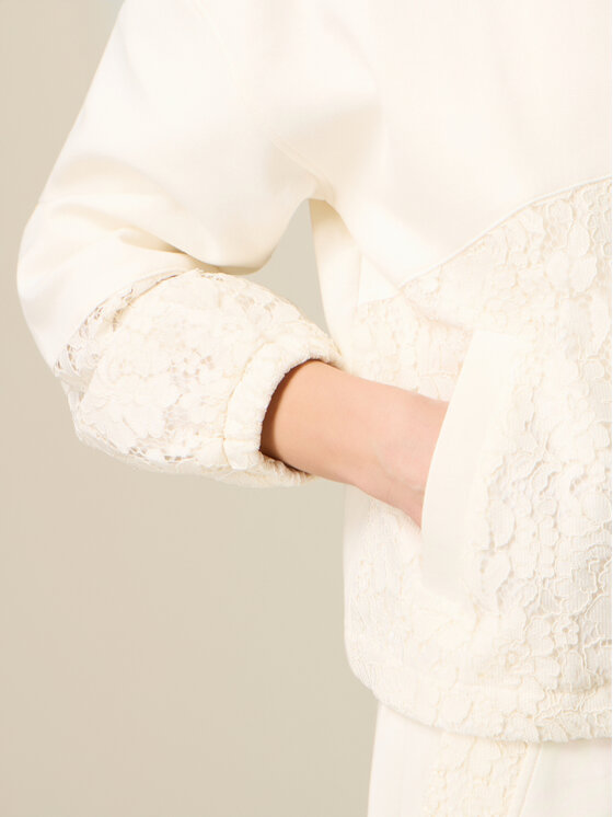 Oltre Oltre Felpa G874J004313N021 Bianco Regular Fit