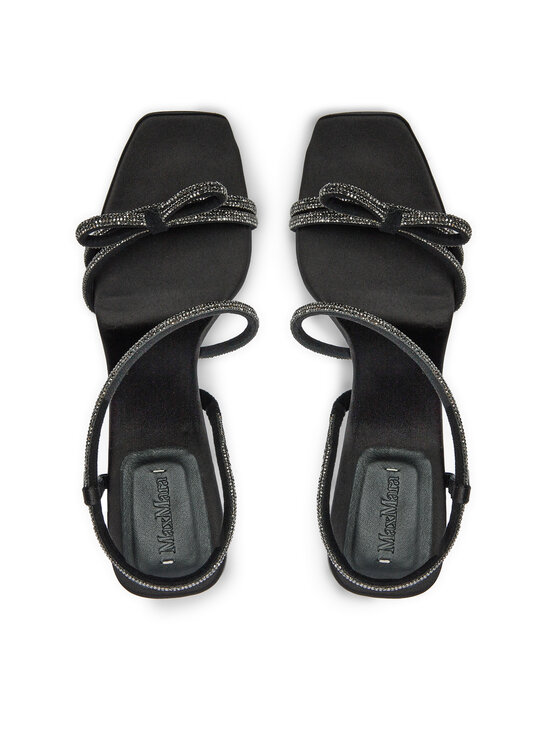 Max Mara Max Mara Basutės Crystalsandal 2424526411600 Juoda