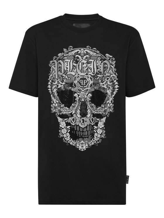 PHILIPP PLEIN PHILIPP PLEIN T-Shirt 9563 Czarny Regular Fit