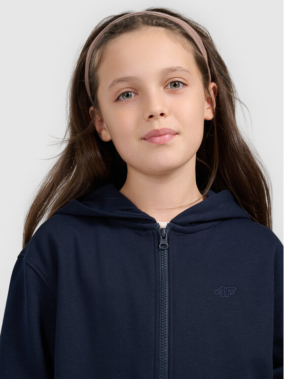 4F 4F Bluza BASIC+ Granatowy Oversize
