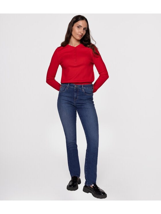 Lee Cooper Lee Cooper Jeansy LC135 Granatowy Slim Fit