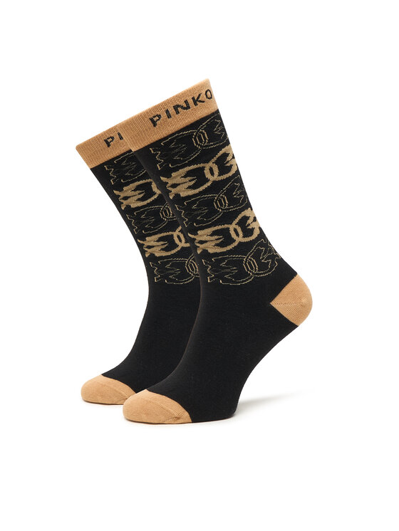PINKO PINKO Ženske visoke nogavice Monaco 106054 A2ZG Črna