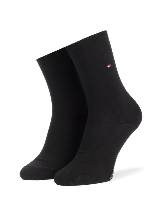 Tommy Hilfiger Tommy Hilfiger 2er-Set hohe Herrensocken 371221 r. 39/42r Schwarz