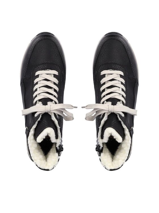 Rieker Rieker Schnürschuhe N4008-00 Schwarz