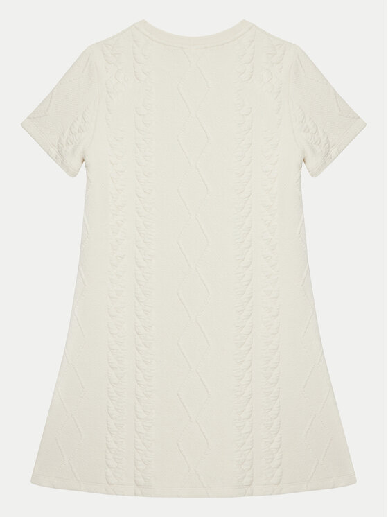 Calvin Klein Jeans Calvin Klein Jeans Rochie tricotată IG0IG02772 Écru Regular Fit