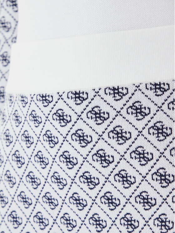 Guess Guess Tiesus sijonas W5BD81 Z3JD2 Écru Slim Fit