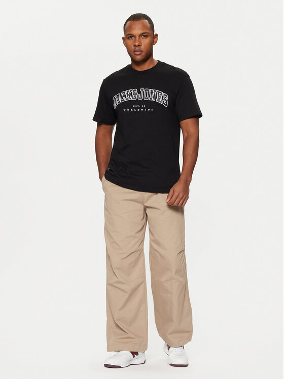 Jack&Jones Jack&Jones Marškinėliai 12257579 Juoda Relaxed Fit