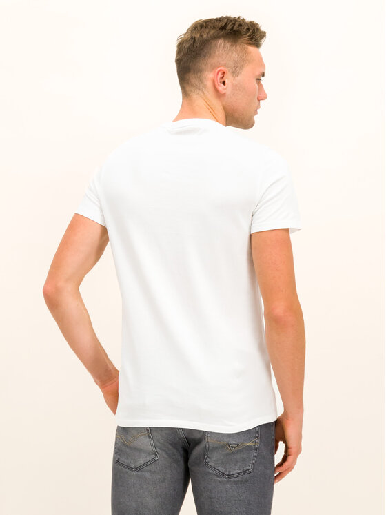 Guess Guess T-Shirt Camou Pack M94I86 K92O0 Biały Slim Fit