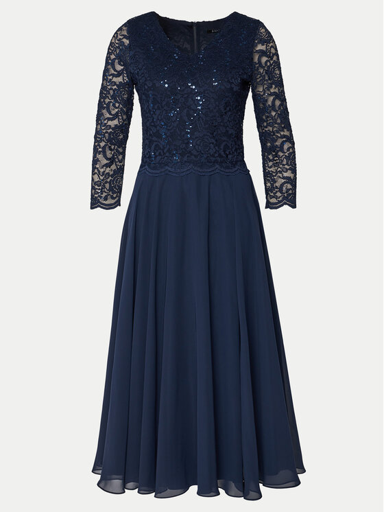 Swing Swing Coctailkleid 5AI08900 Dunkelblau Regular Fit