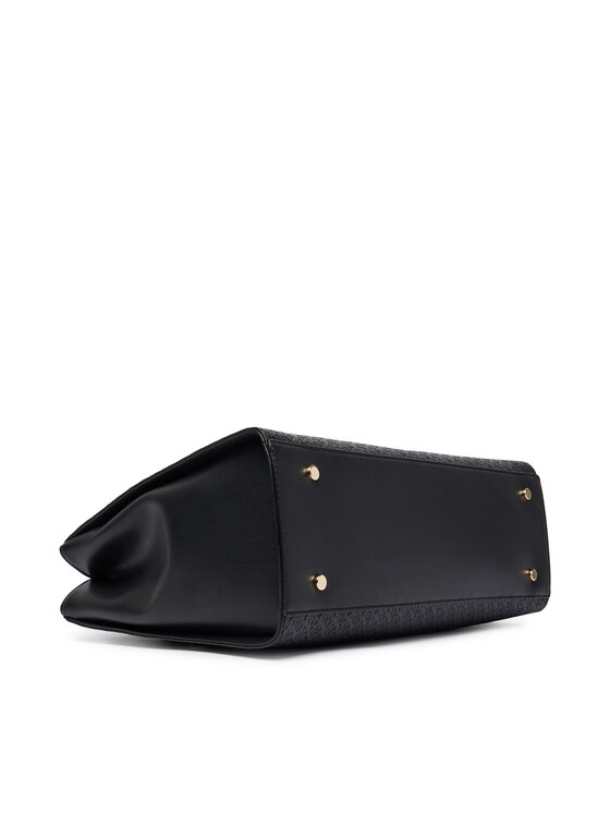Tommy Hilfiger Tommy Hilfiger Kabelka Th Daily Satchel Mono AW0AW18418 Černá