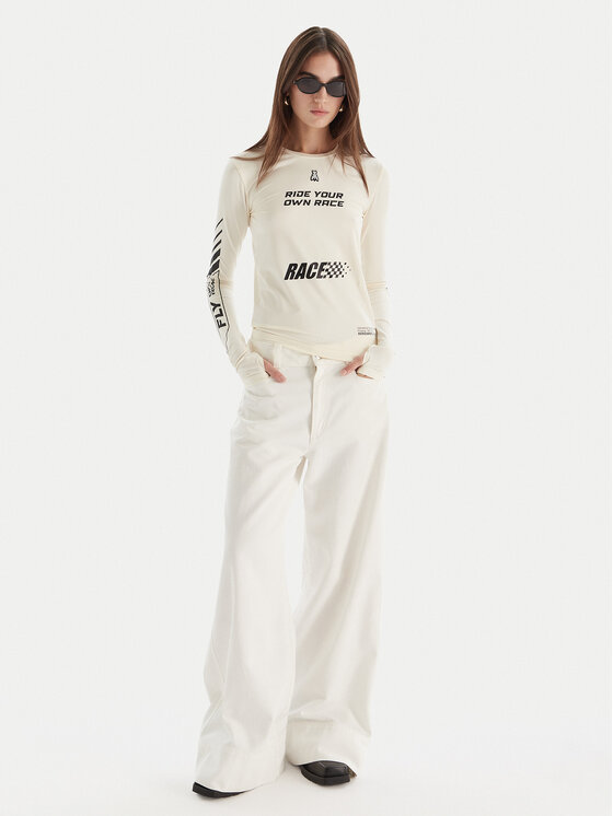 Patrizia Pepe Patrizia Pepe Halenka 2M4517/J357-J4Q2 Écru Regular Fit