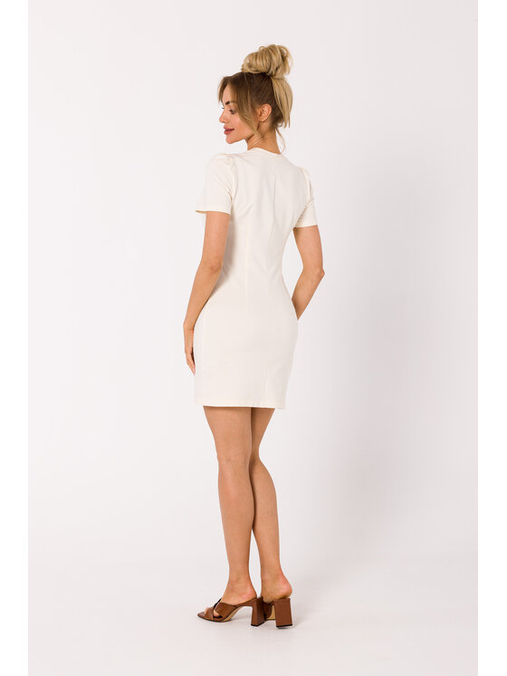 Made of Emotion Made of Emotion Vestito da giorno M731 Bianco Premium Fit