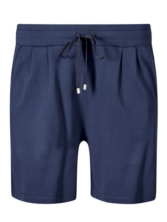 Huber Huber Bavlnené šortky 018853 Tmavomodrá Regular Fit