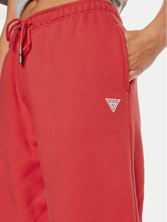 Guess Jeans Guess Jeans Pantaloni da tuta W4YB33 KC811 Rosso Regular Fit