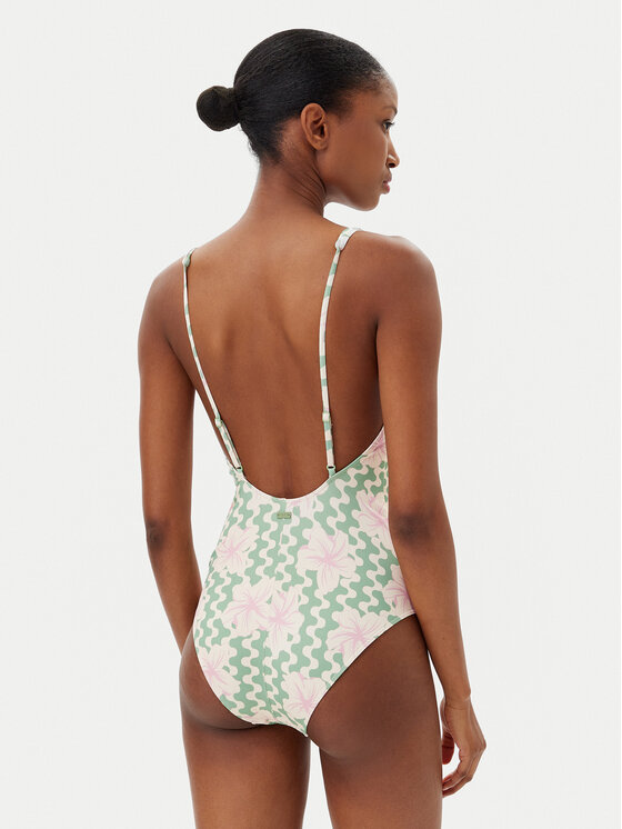 Roxy Roxy Kupaći kostim Hibiscus Daze ERJX103713 Bež