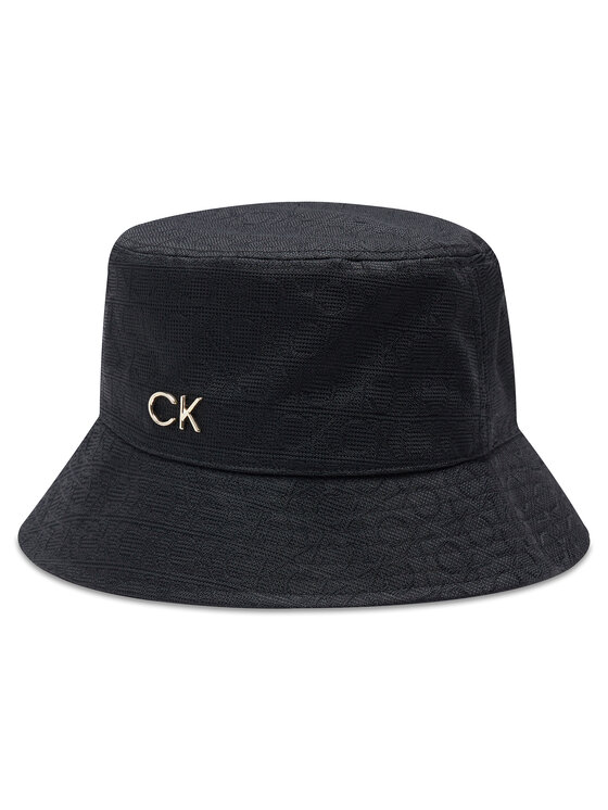 Pălărie Calvin Klein Bucket Monogram Jacquard K60K610019 Negru