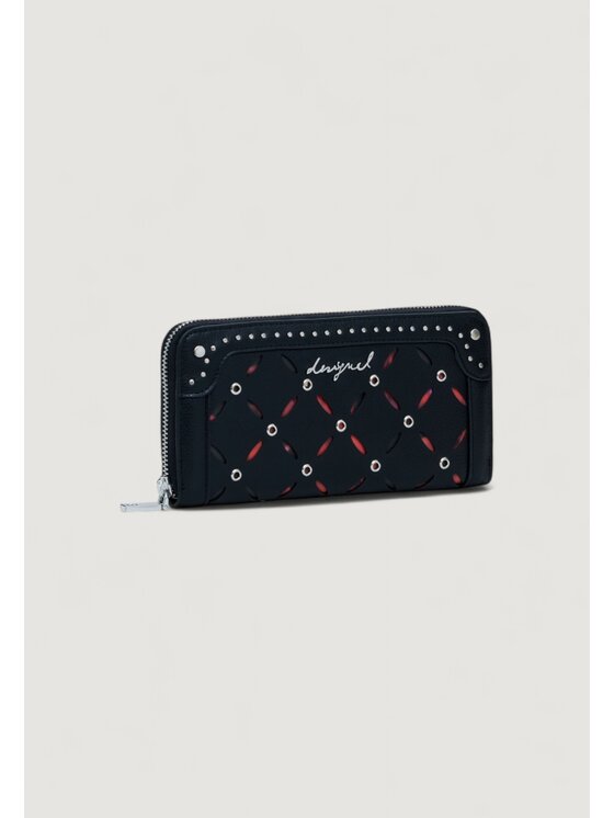 Desigual Desigual Portafoglio grande da donna MONE_YANKEE FIONA BLACK Nero