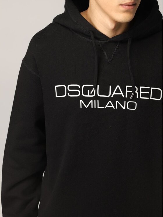 Dsquared2 Dsquared2 Bluza S74GU0546 S25305 Czarny Regular Fit