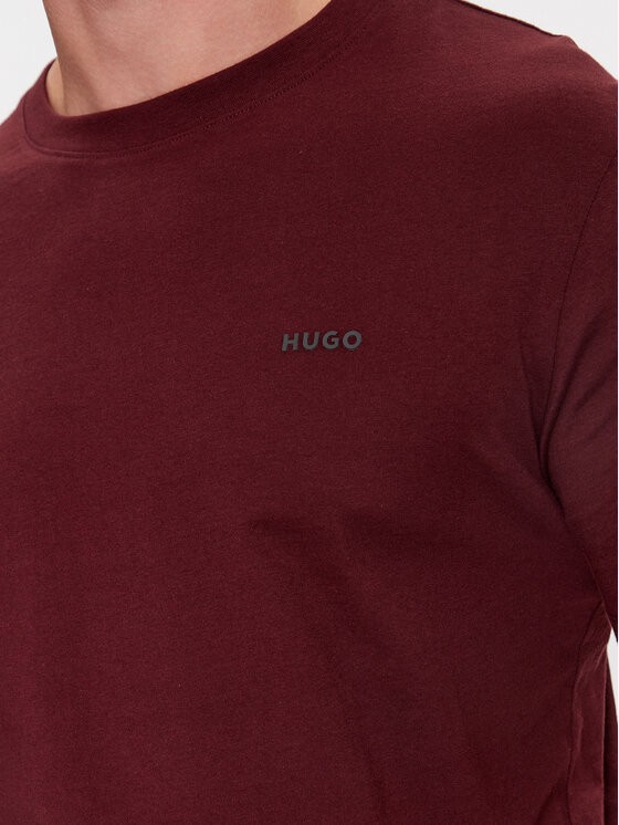HUGO Hugo Tričko Dero222 50466158 Červená Regular Fit