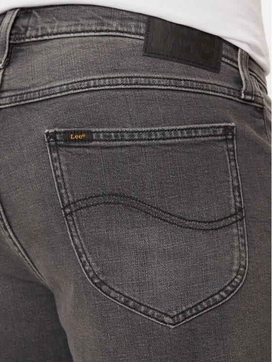 Lee Lee Džinsiniai šortai Rider 112349328 Pilka Slim Fit
