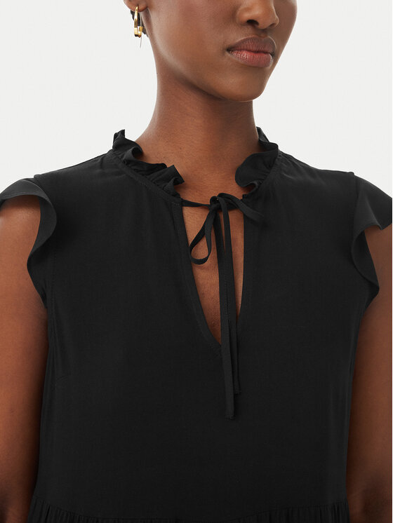 Vero Moda Vero Moda Rochie de zi Alba 10342656 Negru Regular Fit