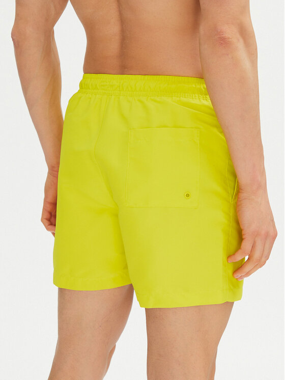 Calvin Klein Swimwear Calvin Klein Swimwear Kopalne hlače KM0KM01092 Rumena Regular Fit