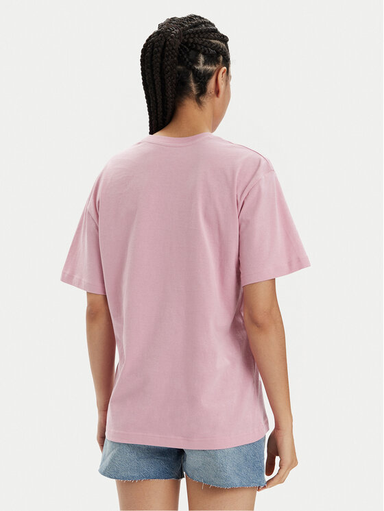 Lee Lee Тишърт 112350207 Розов Relaxed Fit
