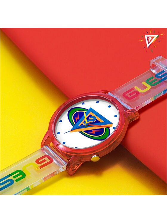 Guess Guess Zegarek V1050M1 Przezroczysty