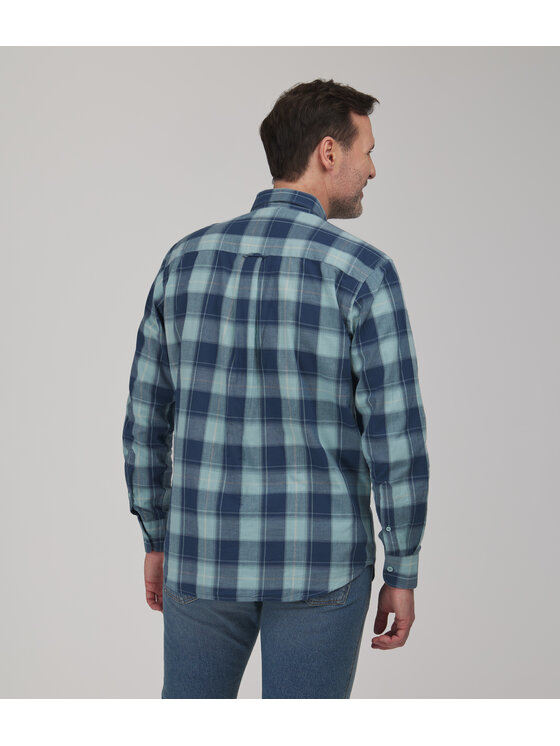 Lee Cooper Lee Cooper Koszula NEW TENBY Niebieski Comfort Fit