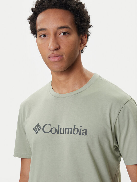Columbia Columbia T-Shirt Csc Basic Logo™ 1680053 Zielony Regular Fit
